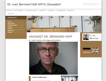 Tablet Screenshot of hausarzt-dr-hoff.de